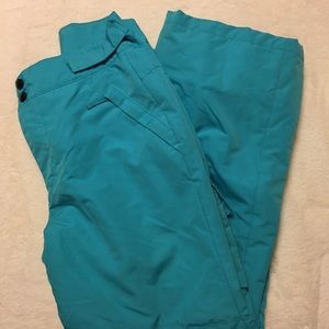 Slalom snow pants. Aqua 10/12